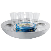 Transat Silverplated 10.25" Caviar & Vodka Set for 6 by Ercuis Caviar Server Ercuis 