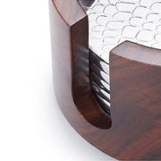 Kenya Rosewood Coaster Set of 6 by Mary Jurek Design Coasters Mary Jurek Design 