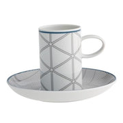 Orquestra Coffee Cup and Saucer by Vista Alegre Dinnerware Vista Alegre Blue 