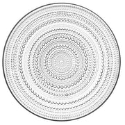 Kastehelmi Dinner Plate, 12.25" by Oiva Toikka for Iittala Glassware Iittala Dewdrop Clear 