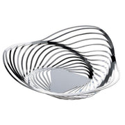 Trinity 10.25" Basket by Alessi Bread Basket Alessi Stainless Steel 