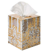 Distressed Square Tissue Box by Kim Seybert Tissue Box Kim Seybert 