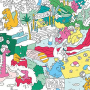 Dinos Dinosaur Giant Coloring Poster by OMY Design & Play Kids OMY 