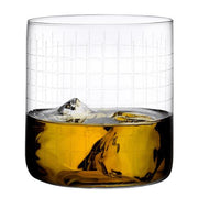Finesse Double Old Fashioned Glass, 13.2 oz., Set of 4 by Nude Glassware Nude Grid 