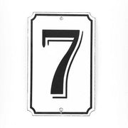 Vintage Style Enamel House Numbers by Orban & Sons Service Orban & Sons 7 
