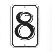 Vintage Style Enamel House Numbers by Orban & Sons Service Orban & Sons 8 