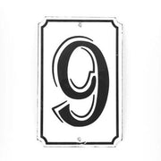 Vintage Style Enamel House Numbers by Orban & Sons Service Orban & Sons 9 