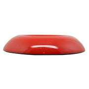 Czechoslovakian Tango Red Low Fruit or Console Art Glass Bowl, 11" Amusespot 