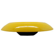 Czechoslovakian Tango Yellow Low Fruit or Console Art Glass Bowl, 11" Amusespot 
