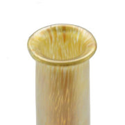 Iridescent Gold Bud Vase, 12" by Loetz Loetz 