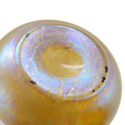 Iridescent Gold Bud Vase, 12" by Loetz Loetz 
