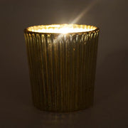 Small Gold or Silver Antiqued Mercury Glass Tealight Candleholder Amusespot 
