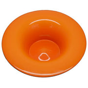 Czechoslovakian Tango Orange Fruit or Console Art Glass Bowl, 9.5" Amusespot 