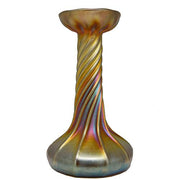 Favrile Candle Lamp Base or Candlestick by Louis Comfort Tiffany Amusespot 