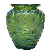 Loetz Formosa Crete Art Glass Cabinet Vase, 3.5" h. Loetz 