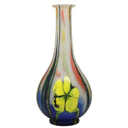 Lenora Marquetry Art Glass Vase, 13.25" by Kralik Amusespot 