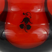 Loetz Ausfuehrung 177 Red Art Glass Vase, 6" Loetz 