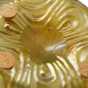 Loetz Gold Jack-in-the-Pulpit Vase, 8" h. Loetz 