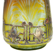 Silver Overlay 2420 Art Glass Vase by Loetz, 10", c. 1905 Loetz 