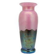 Loetz: Pink and Blue Ausfuehrung 226 Art Glass Vase, 8.5" Loetz 
