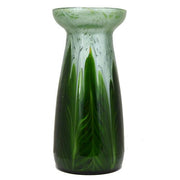 Loetz Green Titania Art Glass Vase, 11.75" Loetz 