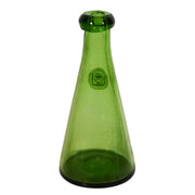 Vintage Green Bud Art Glass Vase by Erik Hoglund for Boda, Sweden, 7.75" Art Glass Kosta Boda 