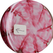 Pink Czechoslovakian 8" Glass Fan Vase Loetz 