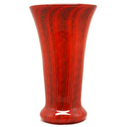Red 9" Chintz Vase by Libbey-Nash Amusespot 