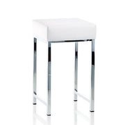 DW64 Upholstered Spa or Bath Stool, 20.5"h by Decor Walther Table & Bar Stools Decor Walther White 