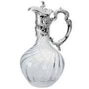 Tuileries Silverplated Glass 44oz Decanter with Textured Base by Ercuis Decanters and Carafes Ercuis 
