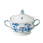 Country Estate Delft Blue Sugar Pot or Bowl, Main House by Juliska Cream & Sugar Juliska 