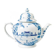 Country Estate Delft Blue Teapot, Main House by Juliska Coffee & Tea Juliska 