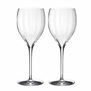 Elegance Optic 17 oz. Crisp White Wine Glass, Set of 2 by Waterford Stemware Waterford 