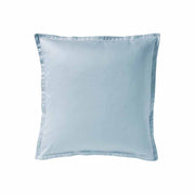 Teophile Solid Color Organic Sateen Pillow Shams by Alexandre Turpault Bedding Alexandre Turpault Euro Baltic Blue 