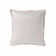 Teophile Solid Color Organic Sateen Pillow Shams by Alexandre Turpault Bedding Alexandre Turpault Euro Oyster 