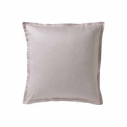 Teophile Solid Color Organic Sateen Pillow Shams by Alexandre Turpault Bedding Alexandre Turpault Euro Pink Dew 