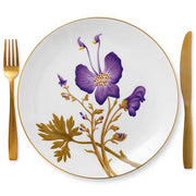 Flora Dinner Plate, Pansy, 10.75" by Royal Copenhagen Plates Royal Copenhagen 