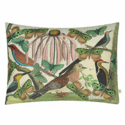 Floral Aviary 24" x 18" Rectangular Throw Pillow by John Derian Throw Pillows John Derian 