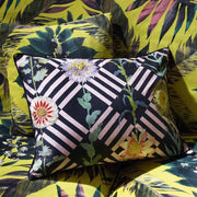 Flower's Game Bourgeon 24" x 18" Rectangular Throw Pillow by Christian Lacroix for Designers Guild Throw Pillows Christian Lacroix 