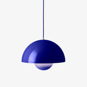 Verner Panton Flowerpot VP7 Suspension Lamp, 14.5"Ø by &tradition &Tradition Cobalt Blue 