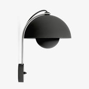 Verner Panton Flowerpot VP8 Wall Lamp or Sconce by &tradition &Tradition Matte Black 