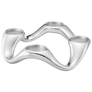 Cobra 13in Stainless Steel 4 Pillar Candle Holder by Constantin Wortmann for Georg Jensen Candleholder Georg Jensen 