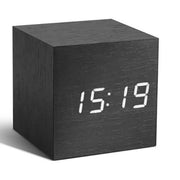 Cube Click Alarm Clock by Gingko Clocks Gingko Black/White LED 
