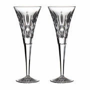 Lismore 6 oz. Toasting Flutes, Set of 2, by Waterford Glassware Waterford 