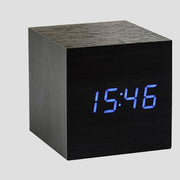 Cube Click Alarm Clock by Gingko Clocks Gingko Black/Blue LED 