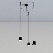 Giò Light Cluster Suspension Lamp by Patrick Norguet for Artemide Lighting Artemide Black 