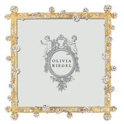 Pave Odyssey Photo Frame, Gold by Olivia Riegel Frames Olivia Riegel 5x5 Small 