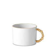 Haas Mojave Tea Cup & Saucer, set of 2, Gold by L'Objet Dinnerware L'Objet 