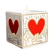 Square Keith Haring Candles by Ligne Blanche Paris Candles Ligne Blanche Red & Gold Heart 