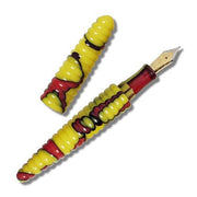 Rings Yellow/Red Pen by Robert & Trix Haussmann for Acme Studio Pen Acme Studio Fountain Pen 